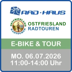 Mo. 06.07.26 - 11-14 Uhr - MIT E-Bike