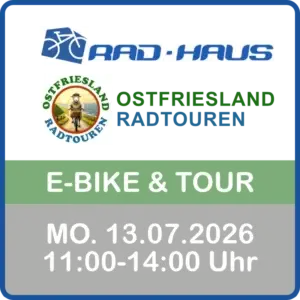 Mo. 13.07.26 - 11-14 Uhr - MIT E-Bike