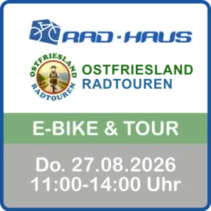 Do. 27.08.26 - 11-14 Uhr - MIT E-Bike