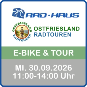 Mi. 30.09.26 - 11-14 Uhr - MIT E-Bike